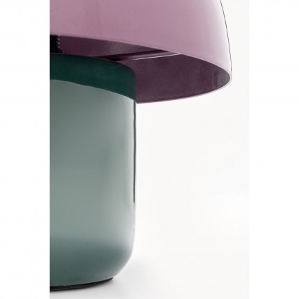 Lampe Mushroom Duo 20cm violette et verte Kare Design