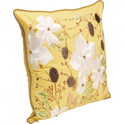 Coussin Arbusti jaune Kare Design