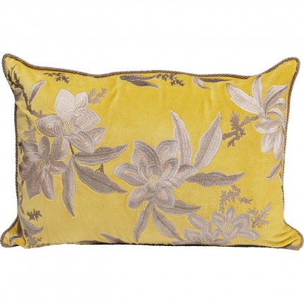 Cushion flowers yellow Kare Design
