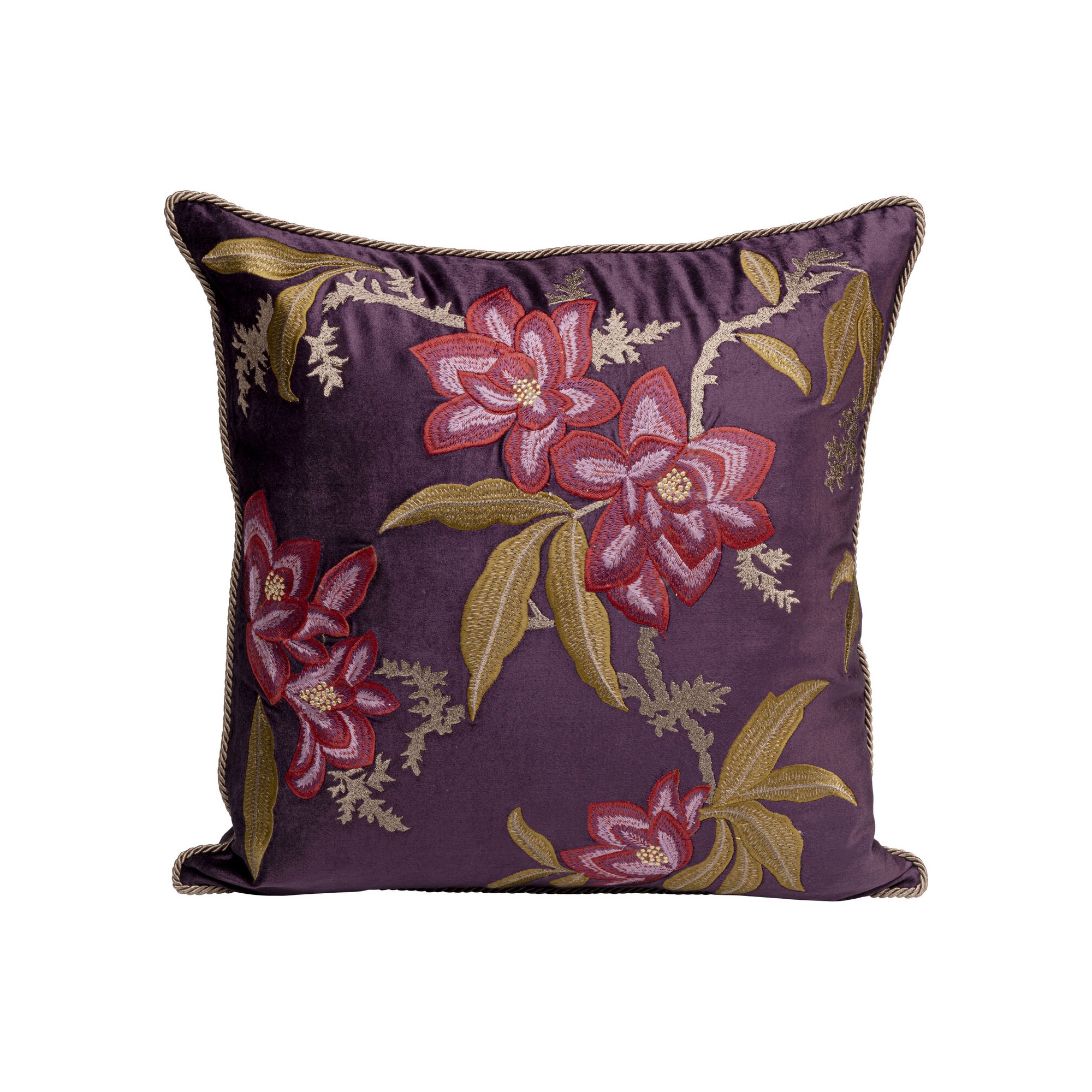 Coussin Lovely Flowers violet 50x50cm