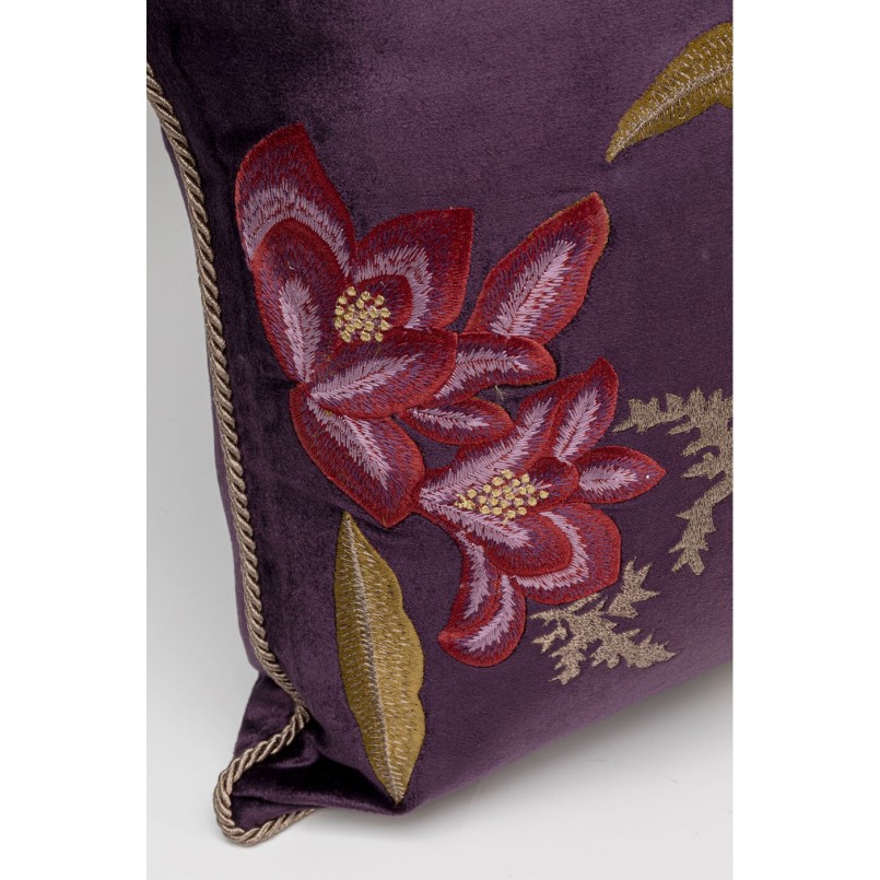 Coussin Lovely Flowers violet 50x50cm