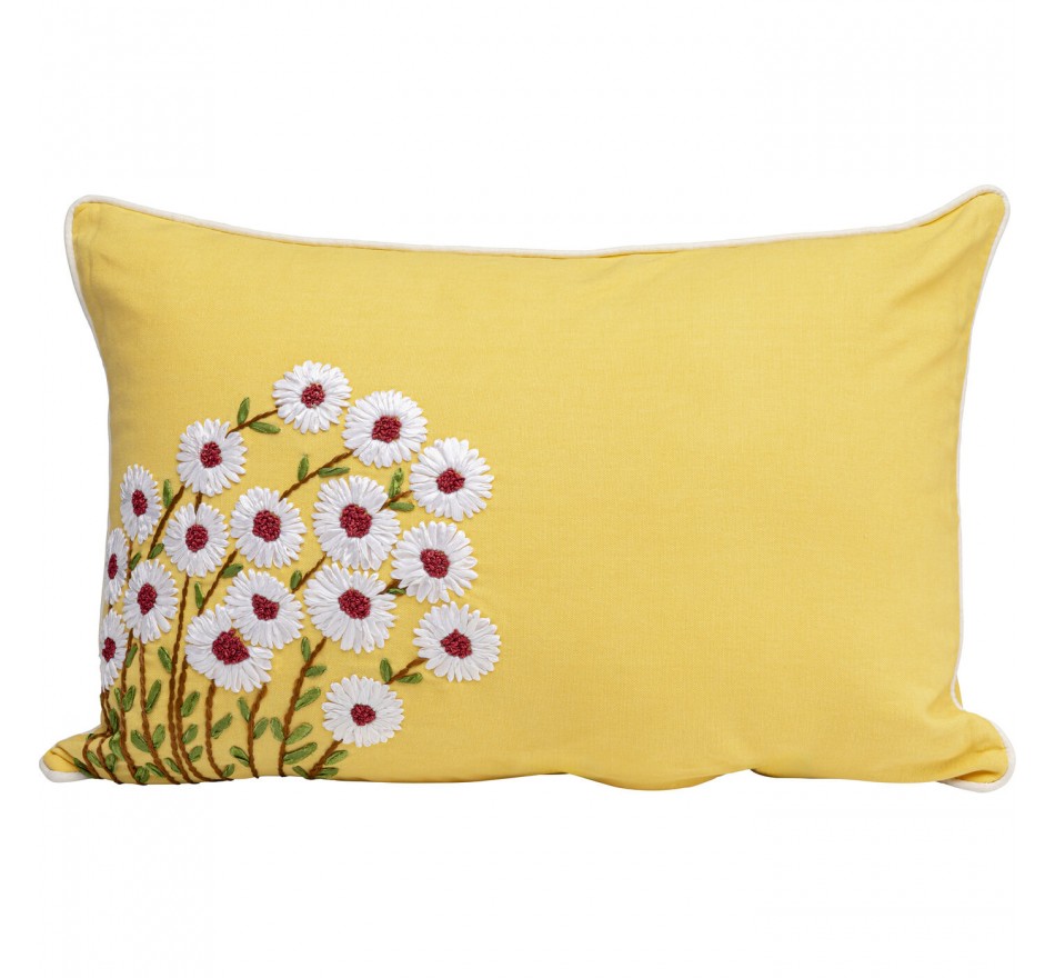 Coussin Margariti jaune Kare Design