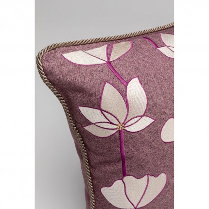 Coussin Zari violet Kare Design