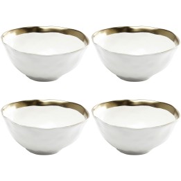 Bols blancs et dorés - Bell - Kare Design