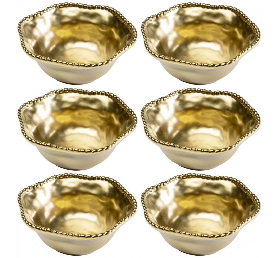 Bowl Bell gold Ø16cm (6/Set) Kare Design