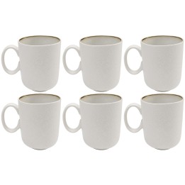 Mugs scandinaves en grès blanc - Elio - Kare Design