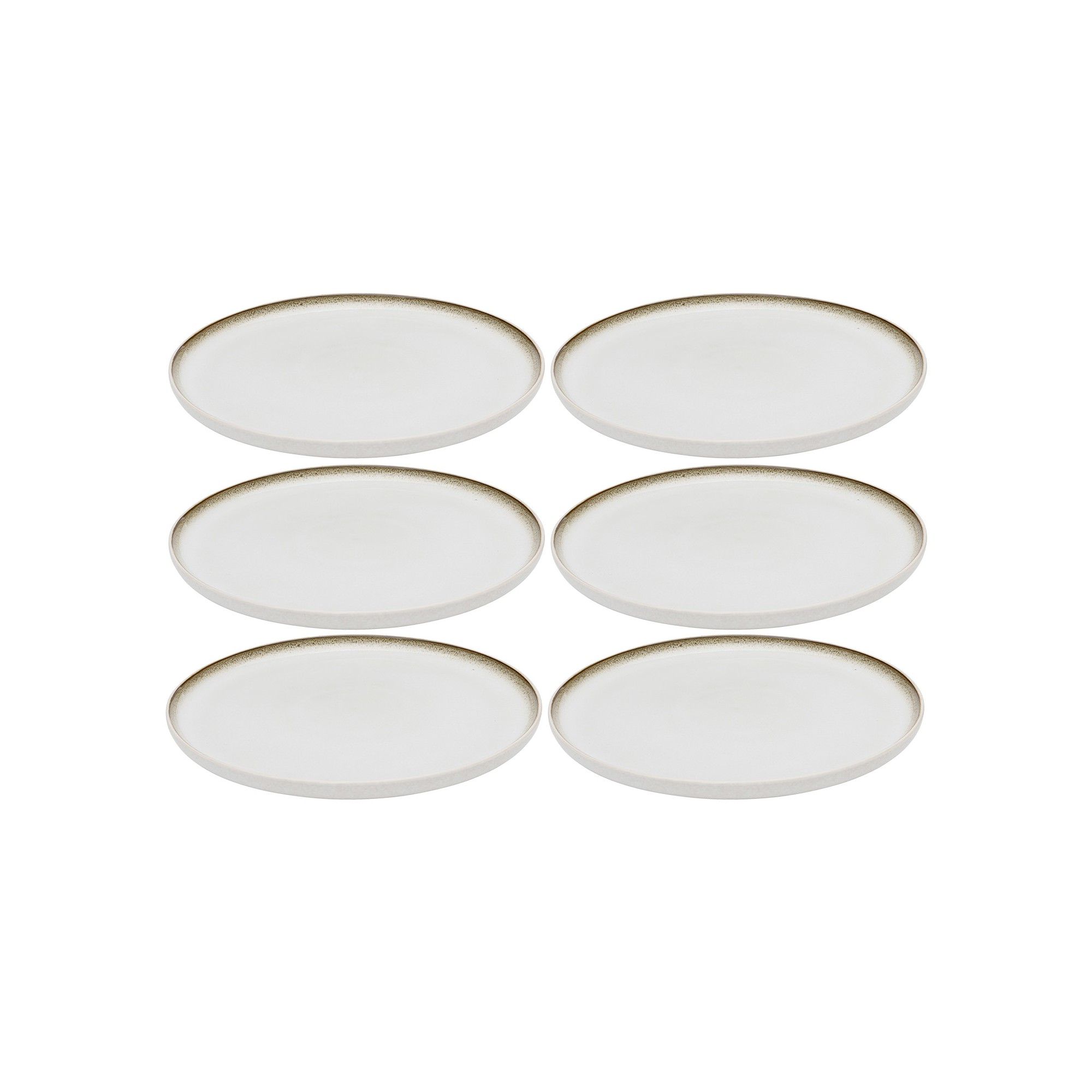 Assiettes Elio 21cm set de 6 Kare Design