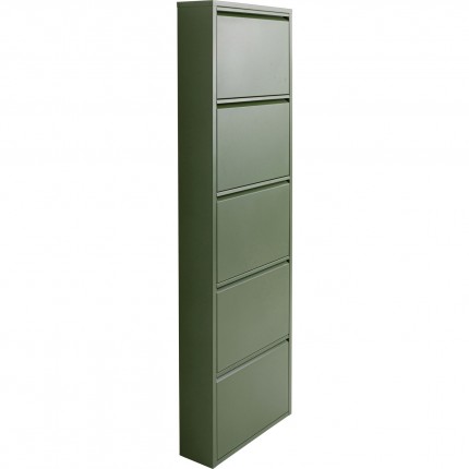 Shoe Container Caruso olive 5 drawers Kare Design