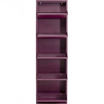 Shoe Container Caruso purple 5 drawers Kare Design