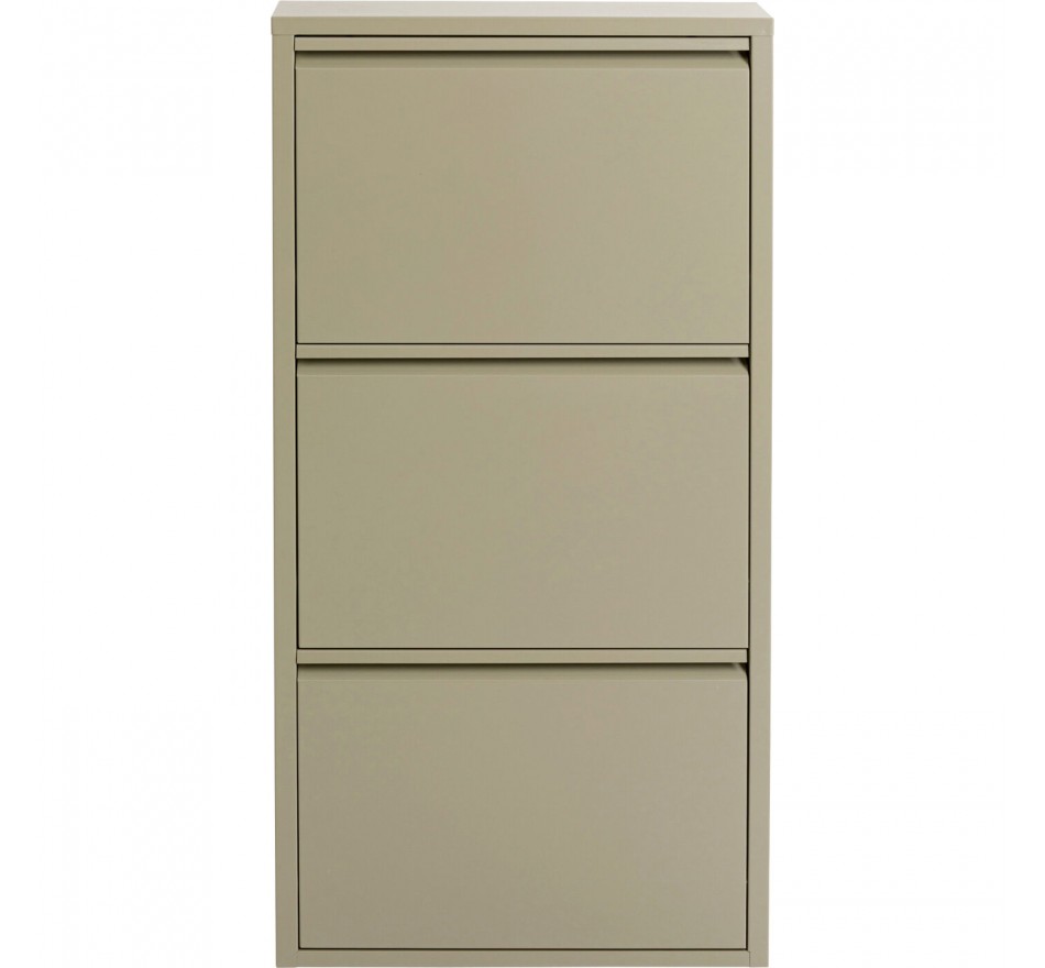 Shoe Container Caruso khaki 3 drawers Kare Design