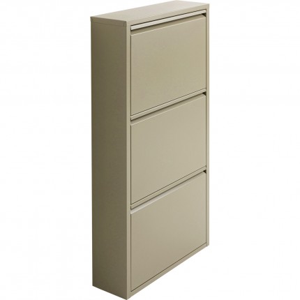 Shoe Container Caruso khaki 3 drawers Kare Design