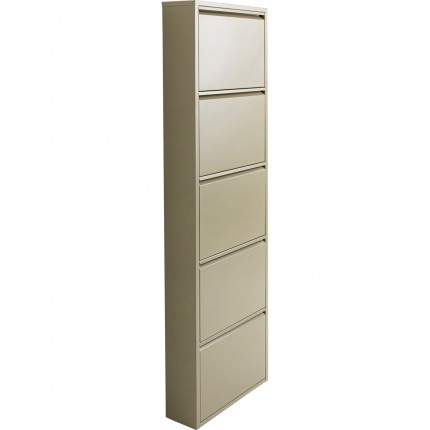 Shoe Container Caruso khaki 5 drawers Kare Design