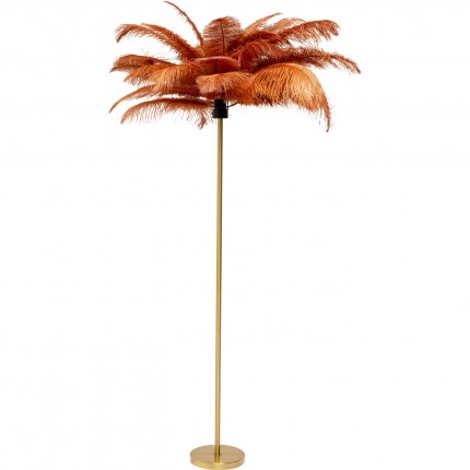 Lampadaire plumes 165cm marron Kare Design