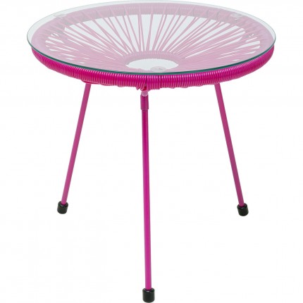 Table d'appoint Acapulco Mono rose Kare Design