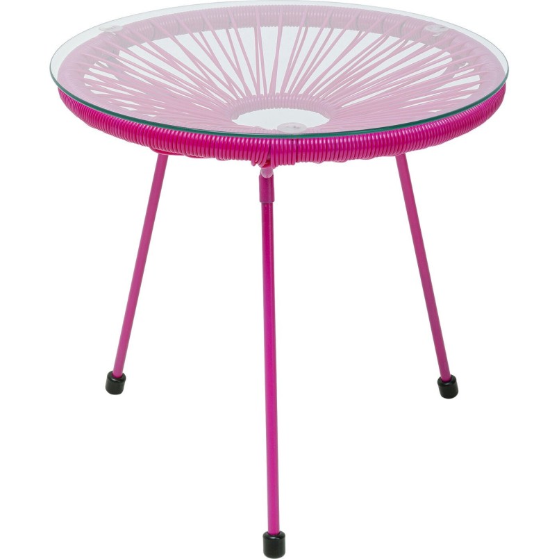 Pink garden side table - Acapulco - Kare Design