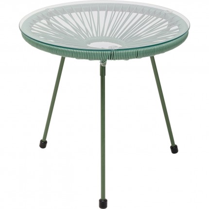 Table d'appoint Acapulco Mono verte Kare Design