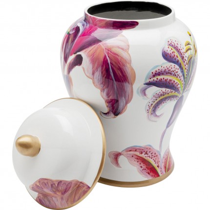 Boîte lys roses 42cm Kare Design