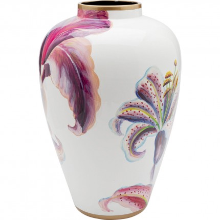 Vase lys roses 37cm Kare Design