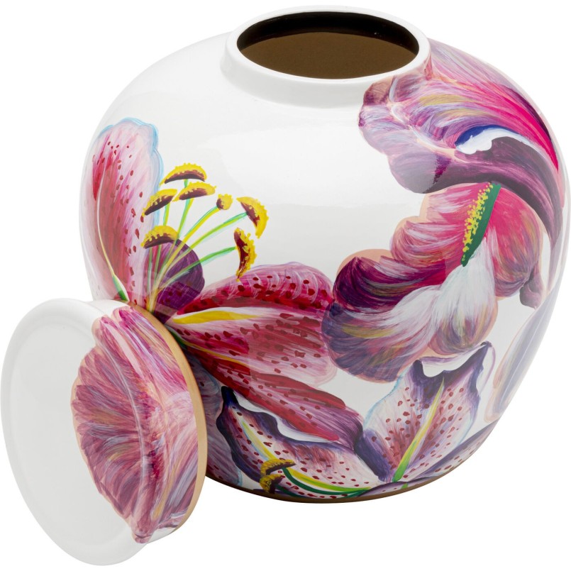 Boîte décorative Lillies pink Ø27cm
