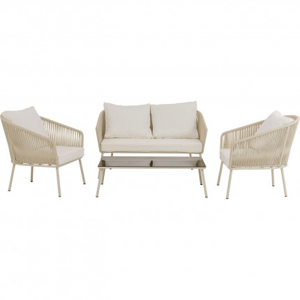 Outdoor Set Elba 4-Seater cream Kare Design