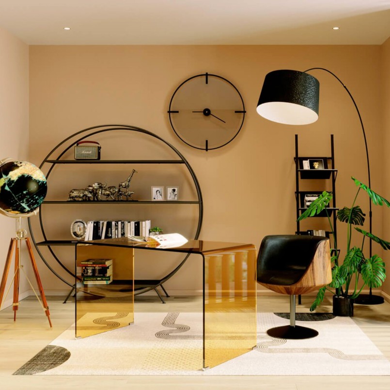 Fauteuil rétro pivotant - Chaise de bureau & salon vintage