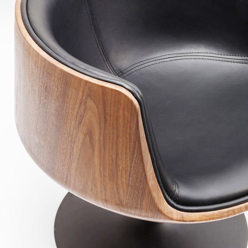 Fauteuil rétro pivotant - Chaise de bureau & salon vintage
