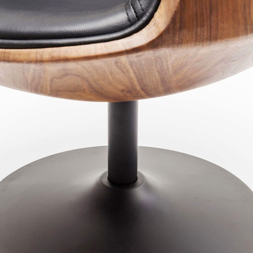 Fauteuil rétro pivotant - Chaise de bureau & salon vintage