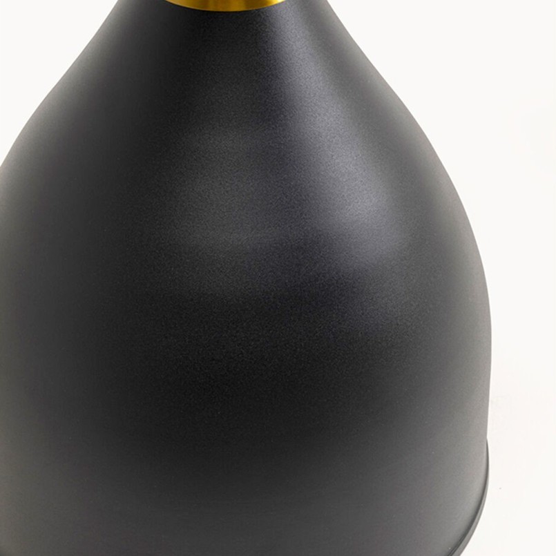 Table d'appoint ronde noire en grès - Wish - Kare Design