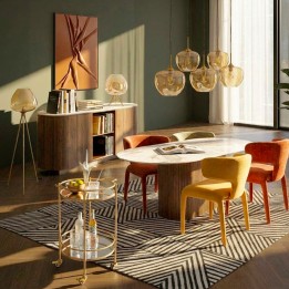 Buffet brun plateau en grès - Ruben - Kare Design