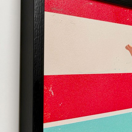 Affiche encadrée plongeon 73x103cm Kare Design