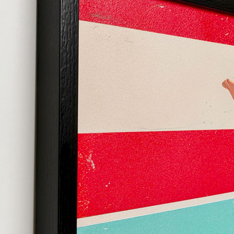 Framed Picture diving 73x103cm Kare Design