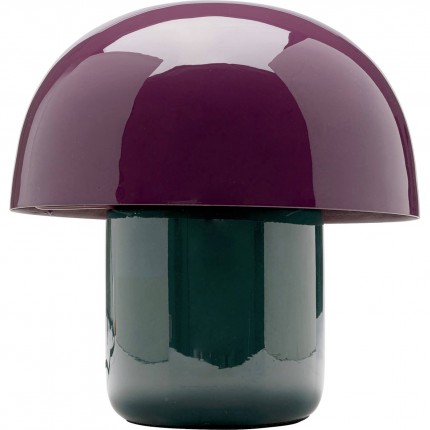 Lampe Mushroom Duo 20cm violette et verte Kare Design
