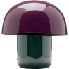 Lampe champignon en acier violet et vert - Mushroom Duo - Kare Design