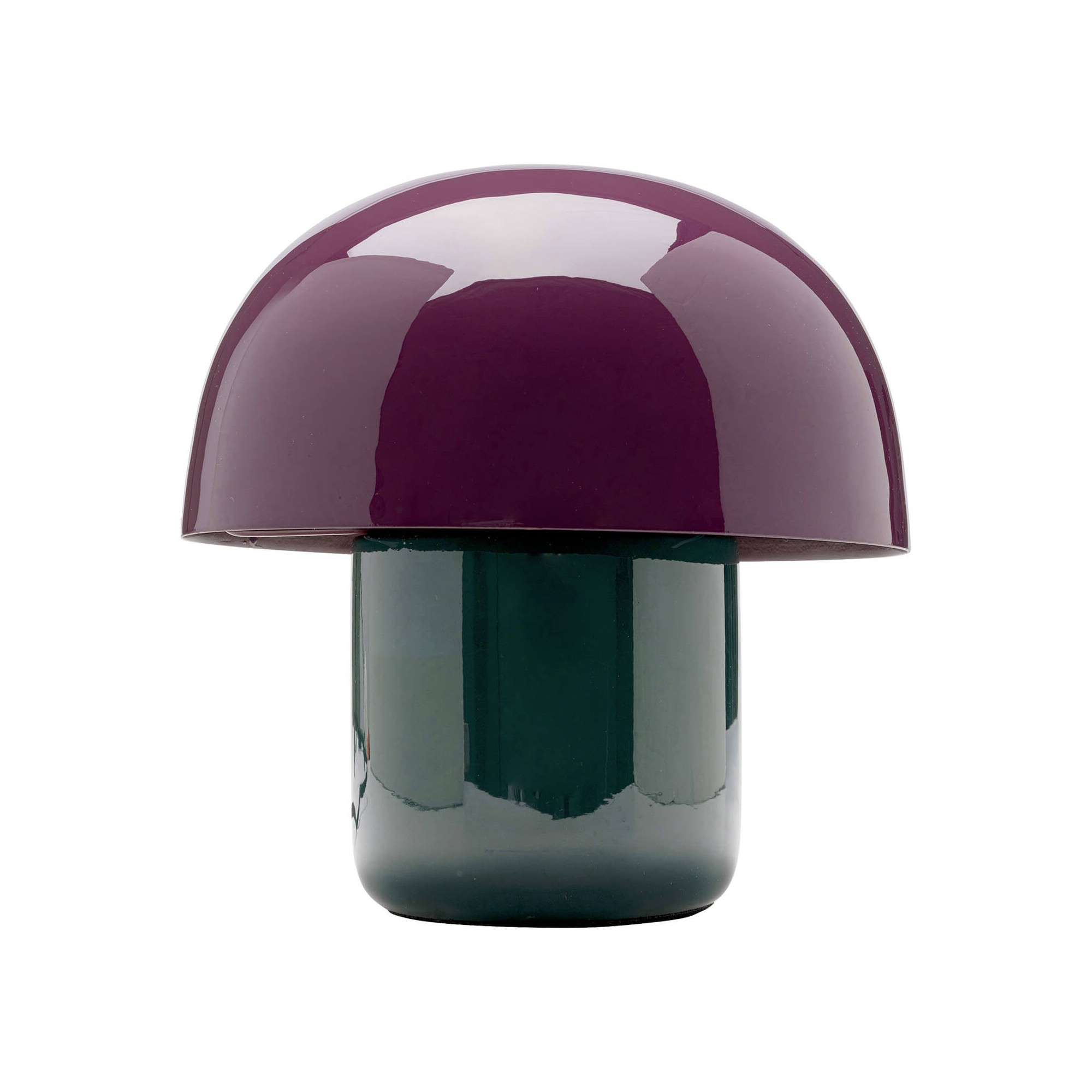 Lampe Mushroom Duo 20cm violette et verte Kare Design