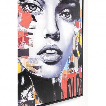 Framed Picture Muse Collage 80x120cm Kare Design