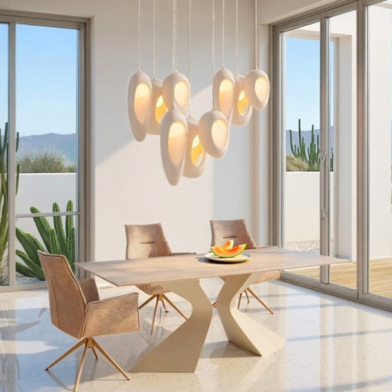 Table Gloria Travertino 200x100cm macchiato Kare Design