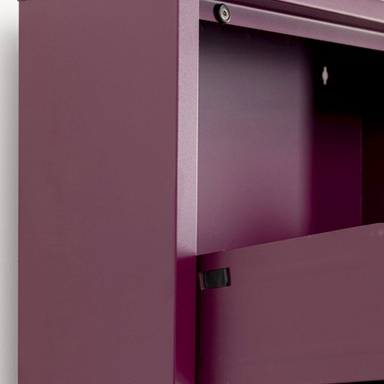 Casier à chaussures Caruso violet 5 tiroirs Kare Design