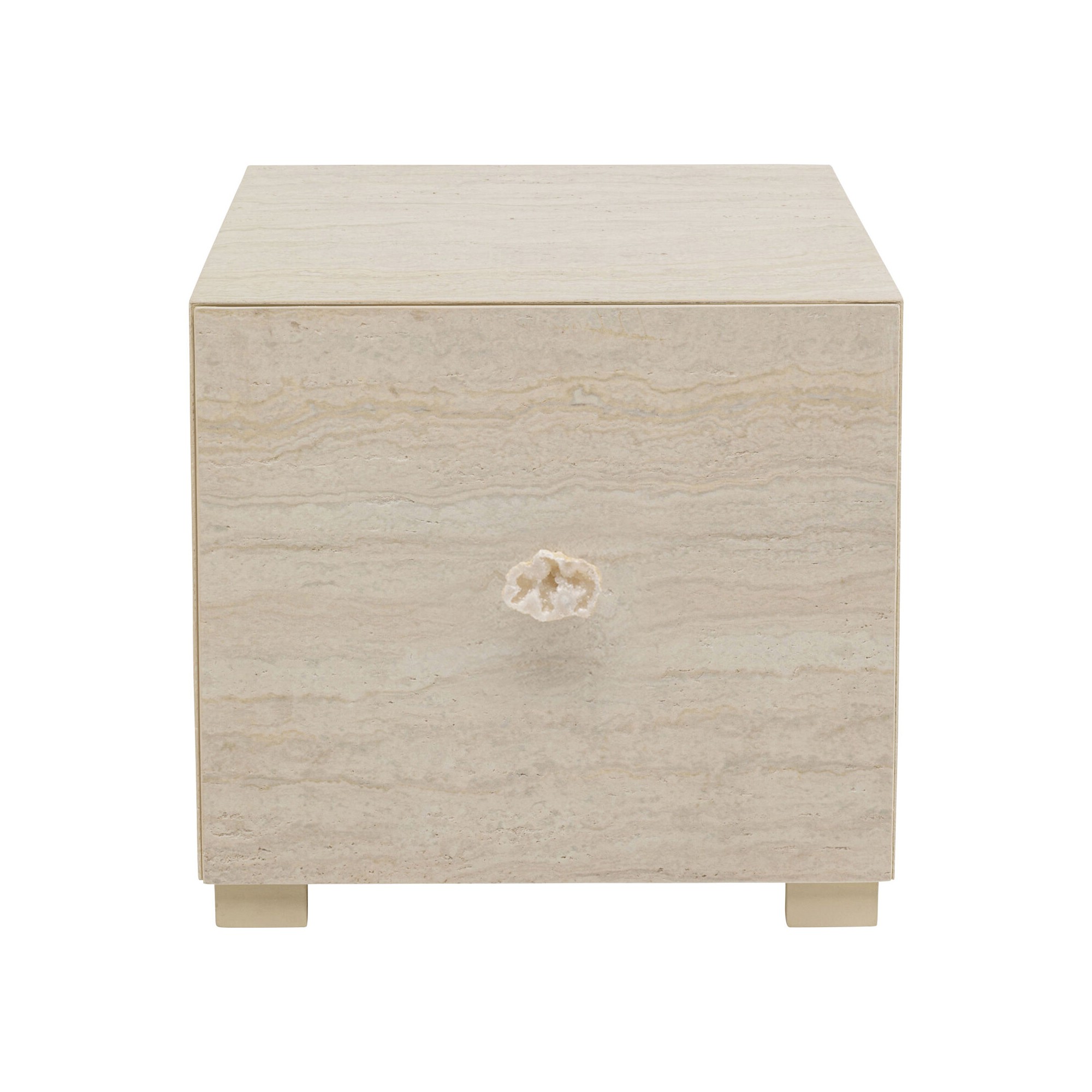Nightstand Travertino 1 drawer Kare Design