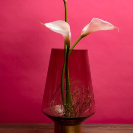 Vase rétro marron - Noble Ring - Kare Design