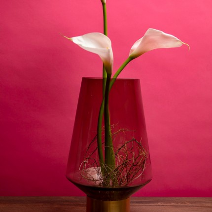 Vase Noble Ring marron 40cm Kare Design