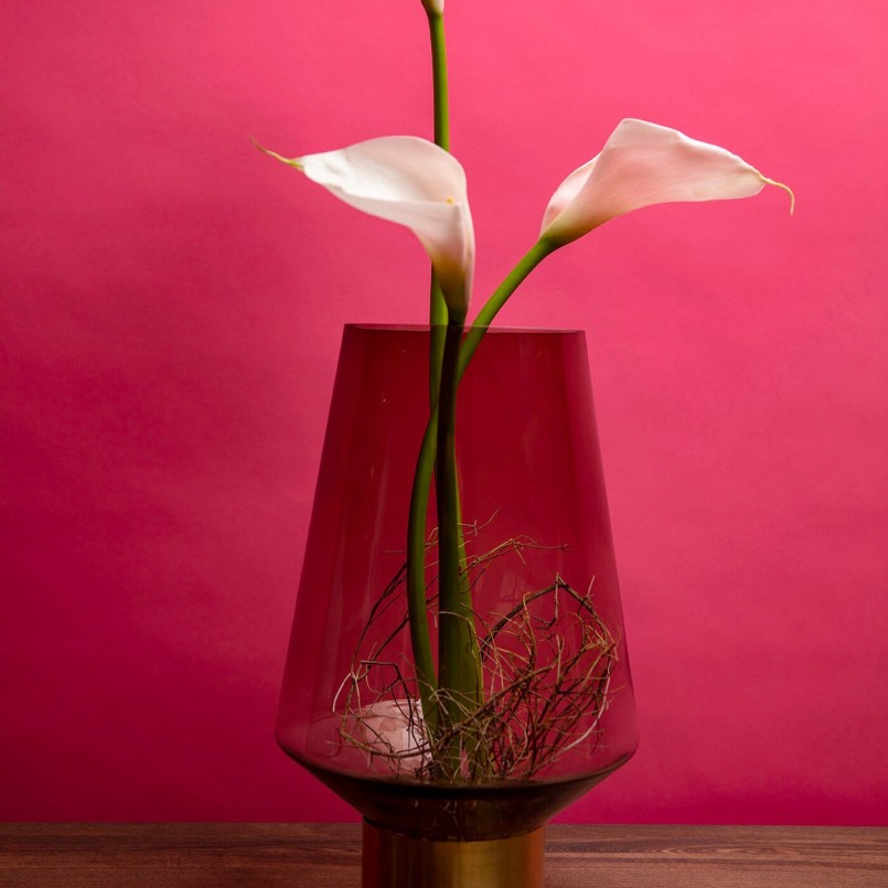 Vase rétro marron - Noble Ring - Kare Design