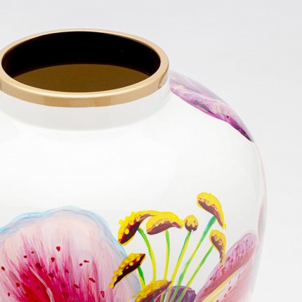 Vase lys roses 37cm Kare Design