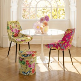 Chaise rose à fleurs - East Side Flower Fever - Kare Design