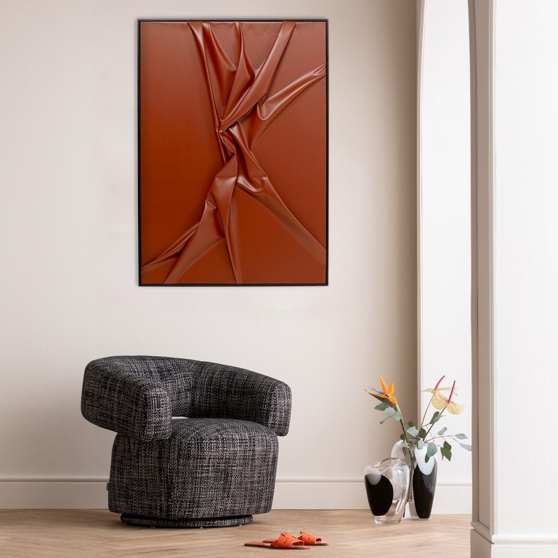 Framed Picture Crincle Knot 100x140cm Kare Design