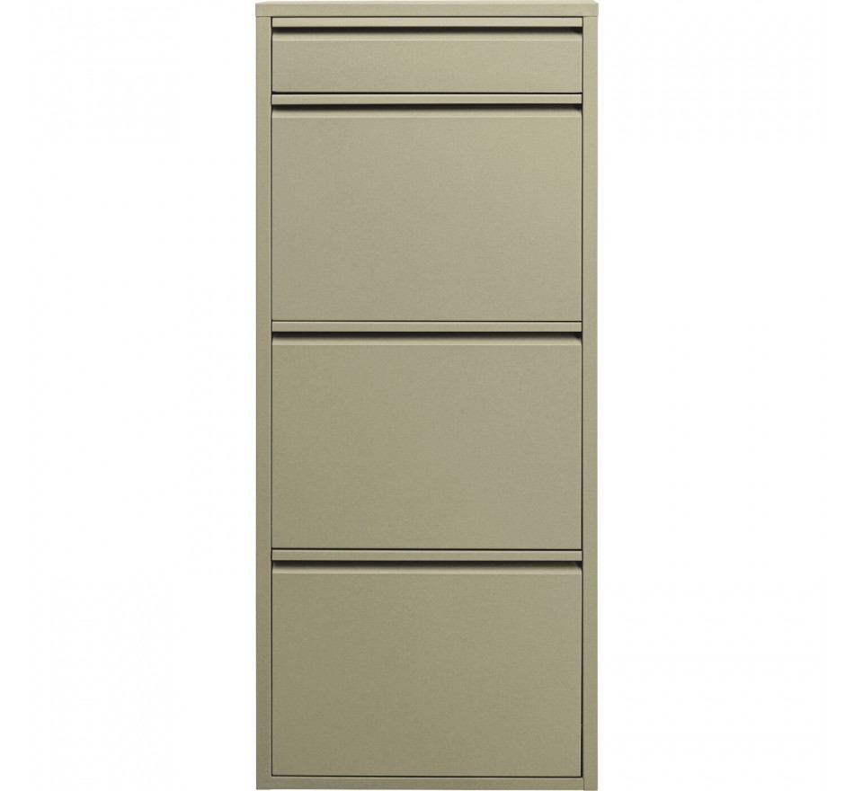 Shoe Container Caruso khaki 3+1 drawers Kare Design