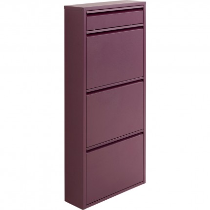 Shoe Container Caruso purple 3+1 drawers Kare Design