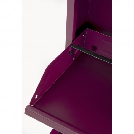 Casier à chaussures Caruso violet 3+1 tiroirs Kare Design