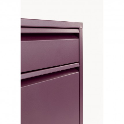 Shoe Container Caruso purple 3+1 drawers Kare Design