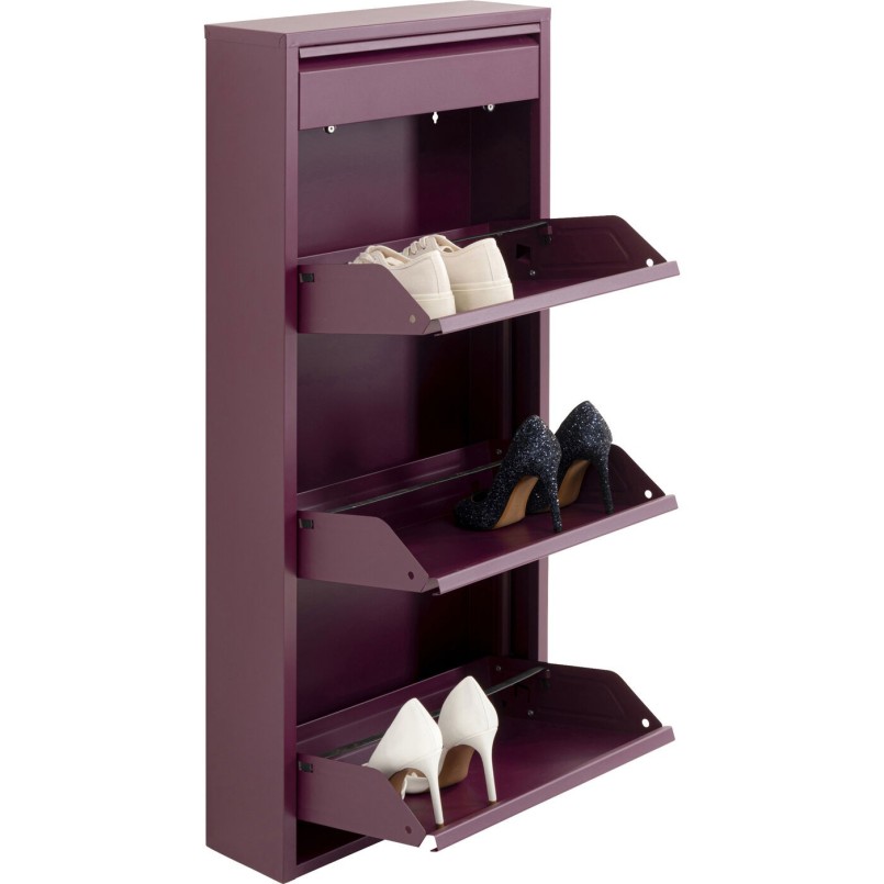 Meuble à chaussures Caruso 3 Plus 1 berry (MO)