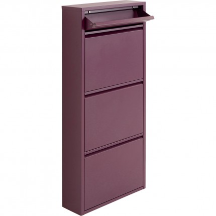Shoe Container Caruso purple 3+1 drawers Kare Design